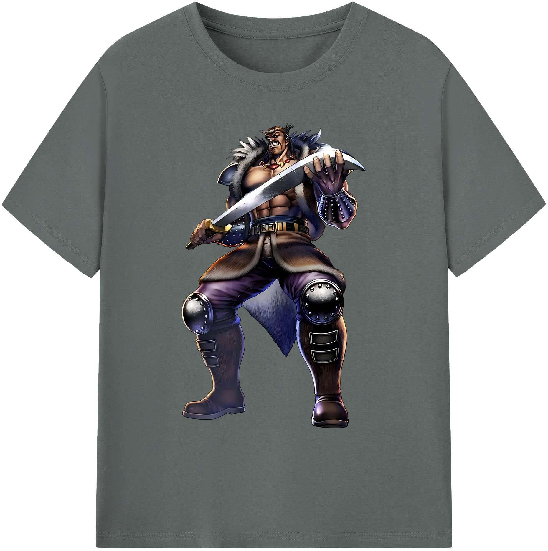 （画像用） 北斗の拳 Fist of the North Star 綿100％ メンズ半袖Tシャツ｜肌触りやわらか＆通気性